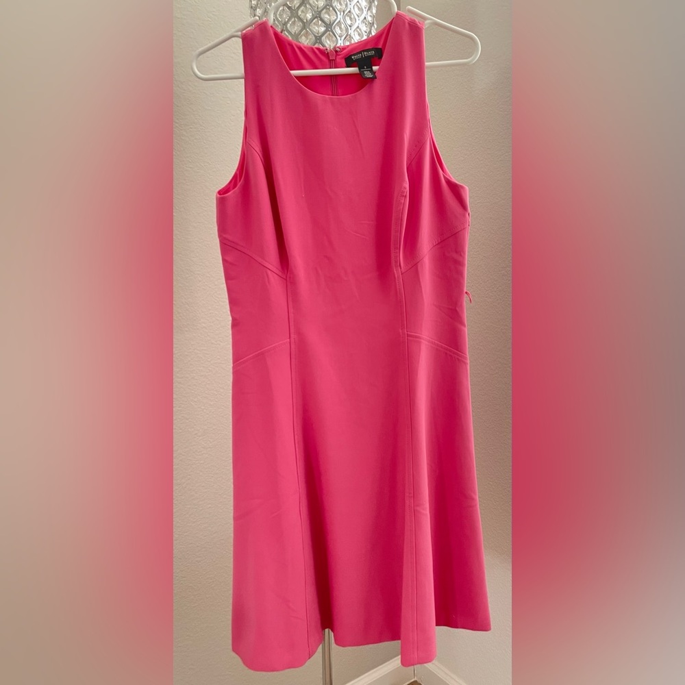 Pink A-line dress! Brand: white house Black market size 8. Great condition.$160